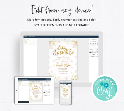 Digital Rose Gold Balloon 11th Birthday Invitation Template, Electronic 11th Invite, Editable Evite, Digital Template, Phone text message