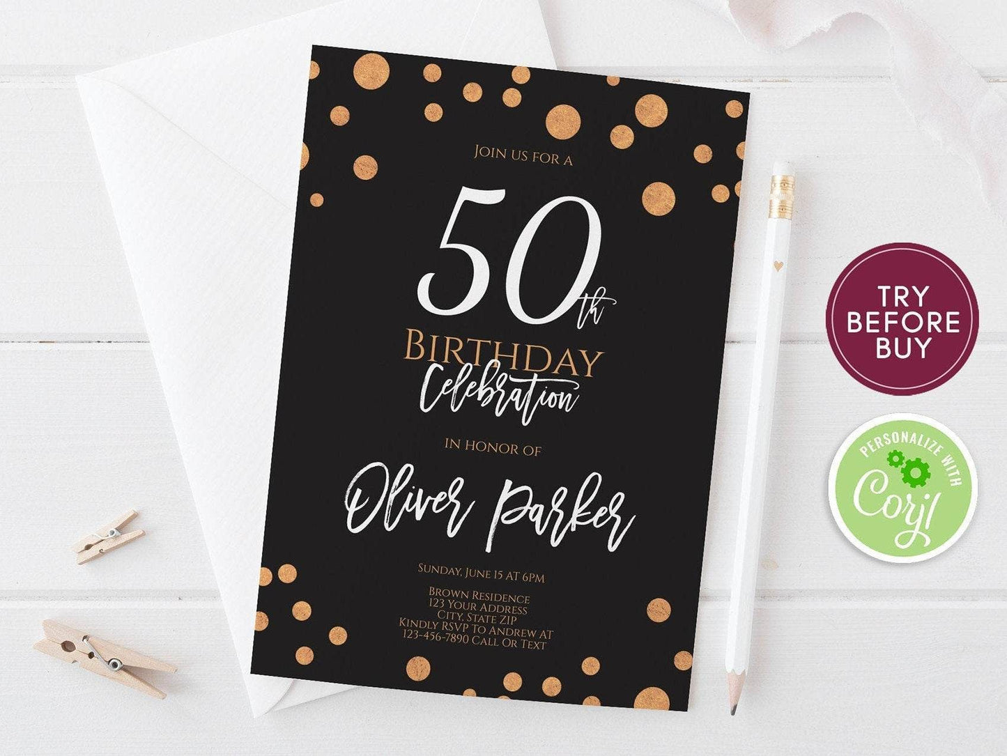 Printable Itinerary Template, Editable Weekend Schedule for Hens Party, Bachelorette, Birthday, Gold Foil Navy Itinerary 5x7, Instant Download