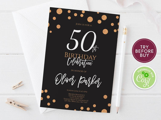 Printable Itinerary Template, Editable Weekend Schedule for Hens Party, Bachelorette, Birthday, Gold Foil Navy Itinerary 5x7, Instant Download